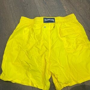 Vilebrequin Men's Yellow Swim Shorts